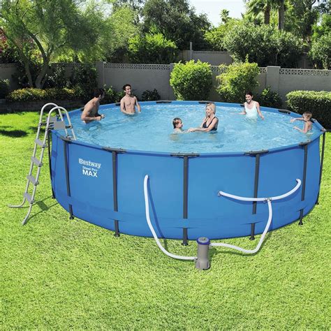 Durable Construction The Bestway Power Steel Above Ground Pool is easy to set up and built to last. . Best way above ground pool